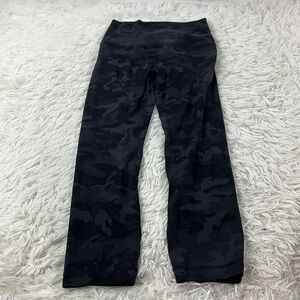 Lululemon Align Crop *21" Incognito Camo Multi Grey